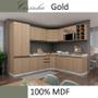 Imagem de Módulo Armário Aéreo 80cm Porta Basculante 100% MDF Cozinha Modulada Gold Robel Hanover/Hanover