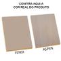 Imagem de Módulo Armário Aéreo 88x100 Canto Reto Esquerdo 100% MDF Cozinha Modulada Gold Robel Fendi/Aspen