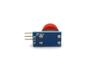 Imagem de Módulo Botão Push-Button com Capa Vermelha 12mm e 3 Pinos - GC-263
