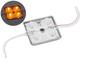 Imagem de Módulo c/4 Leds Alto Brilho 12v Ip65 3528 35x35x4 - Amarelo