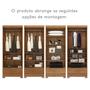 Imagem de Módulo Closet 1 Gaveta Smart Versatile Espresso Móveis