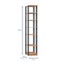 Imagem de Módulo Closet com 5 prateleiras 41cm Espresso Be Mobiliario
