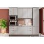 Imagem de Módulo Cozinha Kappesberg Nox Paneleiro H769 c/ 2 Portas Onix/Steel