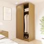 Imagem de Módulo de Canto Linear Closet sem Porta Jade Cabecasa Madeiramadeira