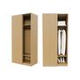 Imagem de Módulo de Canto Linear Closet sem Porta Jade Cabecasa Madeiramadeira