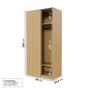 Imagem de Módulo de Canto Linear Closet sem Porta Jade Cabecasa Madeiramadeira