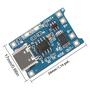 Imagem de Módulo de Carregamento de Bateria de Lítio TP4056 1A 5V - 20 Peças - com Interface USB Tipo-C e Proteção