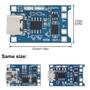 Imagem de Módulo de carregamento DigiYes TP4056 5V 1A com proteção Micro USB