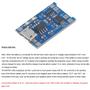 Imagem de Módulo de Carregamento TP4056 MakerFocus com Proteção para Bateria