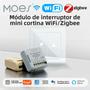 Imagem de Módulo De Interruptor De Cortina Smart WiFi ZigBee Mini Controle Remoto Por App Funciona Com Alexa