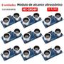 Imagem de Módulo De Medição De Distância Ultrassônico HC-SR04 Sensor Transdutor Para Arduino 3-5.5v Detector