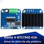 Imagem de Módulo Driver Motor Ponte H 43A EGBO - Alta Potência para Arduino e Diagnóstico Automotivo