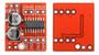 Imagem de Modulo Driver Ponte H- L298n Mini 2 Canais Motor* 01 Passo