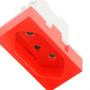 Imagem de Modulo Fame Evidence 2373 Tomada 10A Vermelho