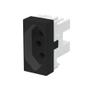 Imagem de Módulo Fame Habitat Black - Tomada 2P+T 20A~250V