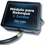 Imagem de Modulo interface para reboque iluminação 12v engate carretinha 5 saídas com ré zendel zd-rb