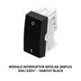 Imagem de Módulo interruptor bipolar simples 20a/250v~ - habitat black