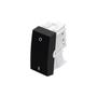 Imagem de Módulo Interruptor Bipolar Simples Fame Habitat Black 20A Preto