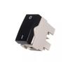 Imagem de Módulo Interruptor Bipolar Simples Sleek 10A 250V Preto