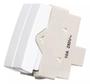 Módulo Interruptor Duplo Mini Tecla Simples Sleek Margirius Branco Imagem de Módulo Interruptor Duplo Mini Tecla Simples Sleek Margirius Branco