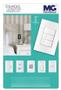 Módulo Interruptor Duplo Mini Tecla Simples Sleek Margirius Branco Imagem de Módulo Interruptor Duplo Mini Tecla Simples Sleek Margirius Branco