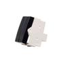 Imagem de Módulo Interruptor Duplo Paralelo 10a Sleek Preto Margirius