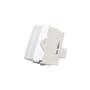 Imagem de Módulo Interruptor Duplo Paralelo MarGirius Sleek 10A Branco