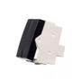Módulo Interruptor Duplo Simples 10A Sleek Pto - SLEEK MARGIRIUS Imagem de Módulo Interruptor Duplo Simples 10A Sleek Pto