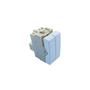 Imagem de Módulo Interruptor Duplo Simples Branco 10A Sleek Margirius
