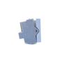 Imagem de Módulo Interruptor Duplo Simples Branco 10A Sleek Margirius