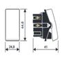 Imagem de Modulo Interruptor Paralelo 16a Evidence Modulare Blanc 2865