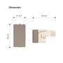 Imagem de Módulo Interruptor Simples 10a Argila Sleek Colors Margirius
