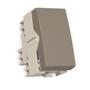 Imagem de Módulo Interruptor Simples 10a Argila Sleek Colors Margirius