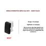 Módulo Interruptor Simples Preto 16A/250V - Fame Imagem de Módulo Interruptor Simples Preto 16A/250V - Fame