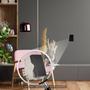 Imagem de Módulo Interruptor Simples Preto Ebony Sleek Margirius