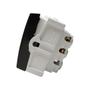 Imagem de Modulo Interruptor Simples Recta Satin (Fosco) Grafite Blux