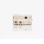 Imagem de Modulo Interruptor Simples Sleek Branco margirius