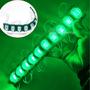 Imagem de Módulo Led Barra Com 10 Peças De Leds Verde Iluminação 12v Com Fita Adesiva Dupla Fase 3M TB1564
