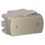 Imagem de Módulo Miluz Interruptor Bipolar Simples 10A 250V Dourado Schneider