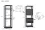 Imagem de Módulo para Closet 2 Portas 3 Gavetas 2 Cabideiros Be Mobiliário