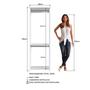 Imagem de Módulo para Closet com Cabideiro e Prateleira 183x45x57cm