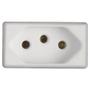 Imagem de Modulo para Tomada 2P+T Tramontina IzyFlat 20 A 250 V Branco