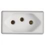 Imagem de Modulo para Tomada 2P+T Tramontina IzyFlat 20 A 250 V Branco