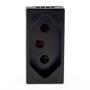 Imagem de Modulo Pial Plus+ 1 Tomada 20A. Borne Automatico Preto - 615060Pt