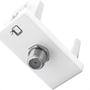 Imagem de Modulo Pial Plus+ 1 Tomada Coaxial Branca - 615030Bc