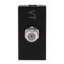 Imagem de Modulo Pial Plus+ 1 Tomada Coaxial Preto - 615030Pt