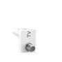 Imagem de Modulo Pial Plus+ Branco 1 Tomada Coaxial 615030Bc
