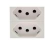 Imagem de Modulo Pial Plus+ Branco 3 Tomada 10A 615043Bc
