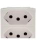 Imagem de Modulo Pial Plus+ Branco 3 Tomada 10A 615043Bc
