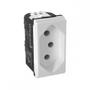 Imagem de Modulo Pial Pop Branco 1 Tomada 2P+T 20A. Lg03020